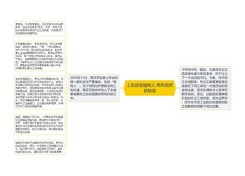 工伤后变植物人 两年后终获赔偿