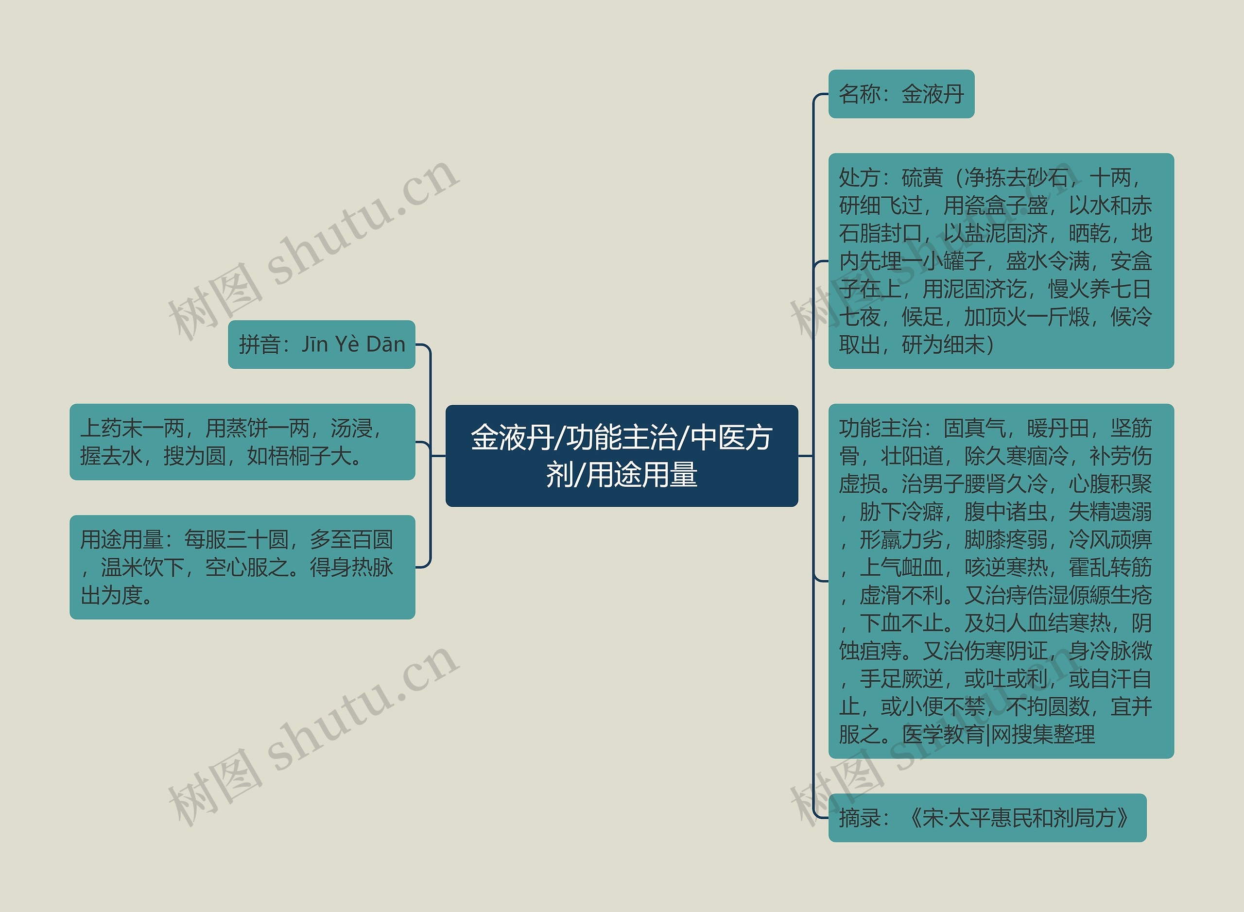 金液丹/功能主治/中医方剂/用途用量