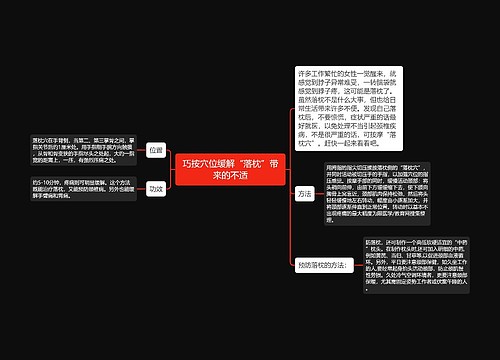 巧按穴位缓解“落枕”带来的不适