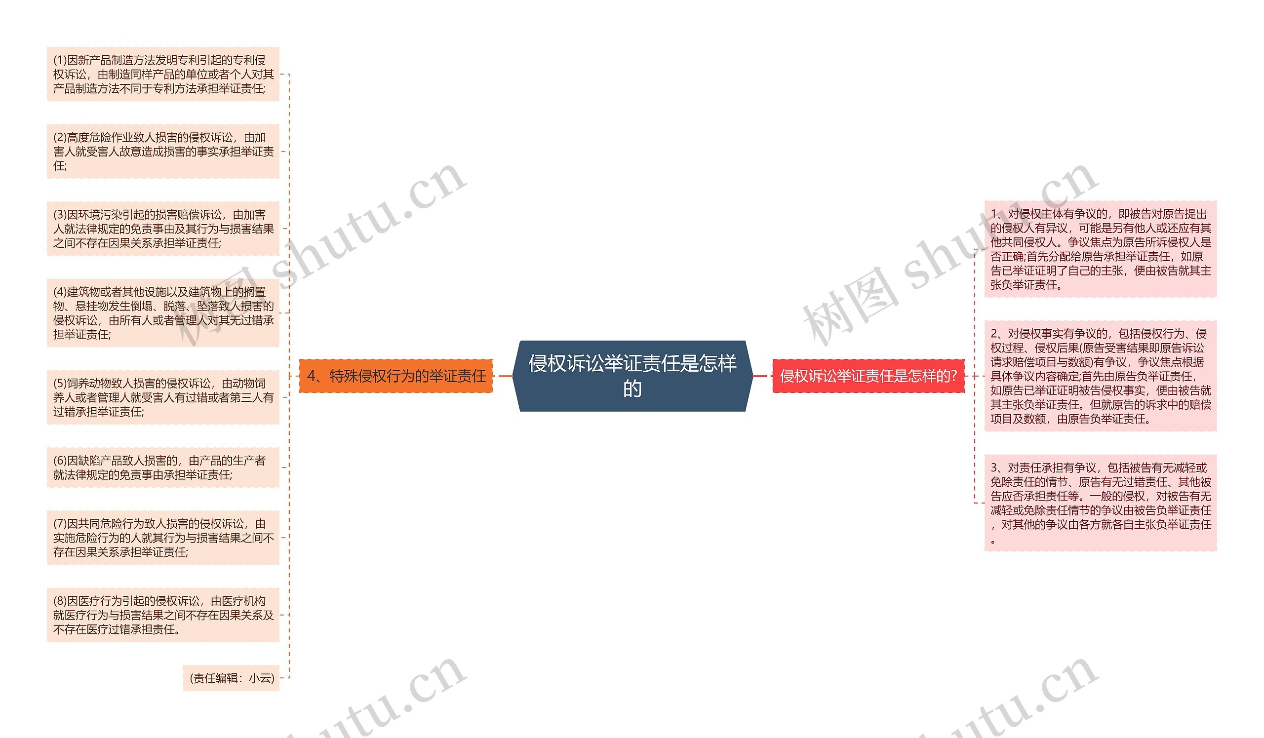 侵权诉讼举证责任是怎样的