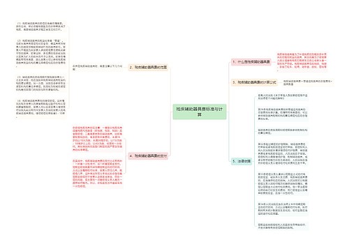 残疾辅助器具费标准与计算