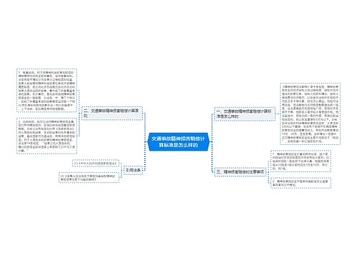 交通事故精神损害赔偿计算标准是怎么样的