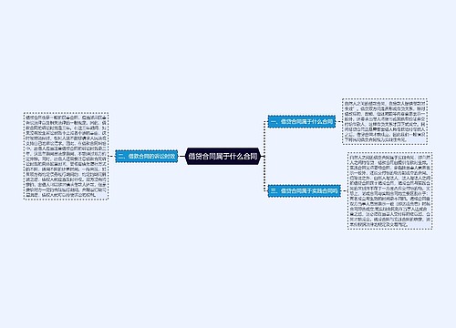 借贷合同属于什么合同