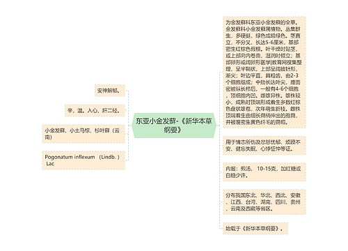 东亚小金发藓-《新华本草纲要》