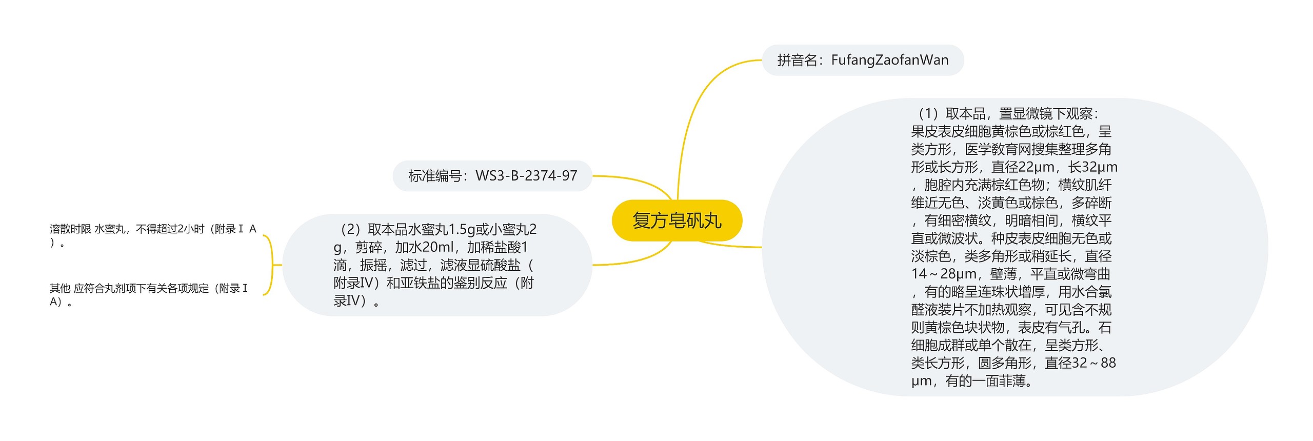 复方皂矾丸思维导图