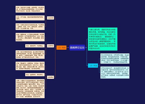 肠痈辨证论治