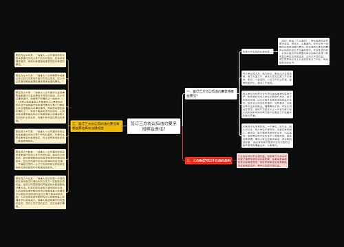 签订三方协议后违约要承担哪些责任?