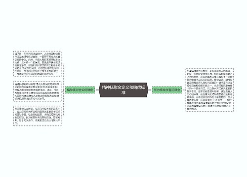 精神抚慰金定义和赔偿标准