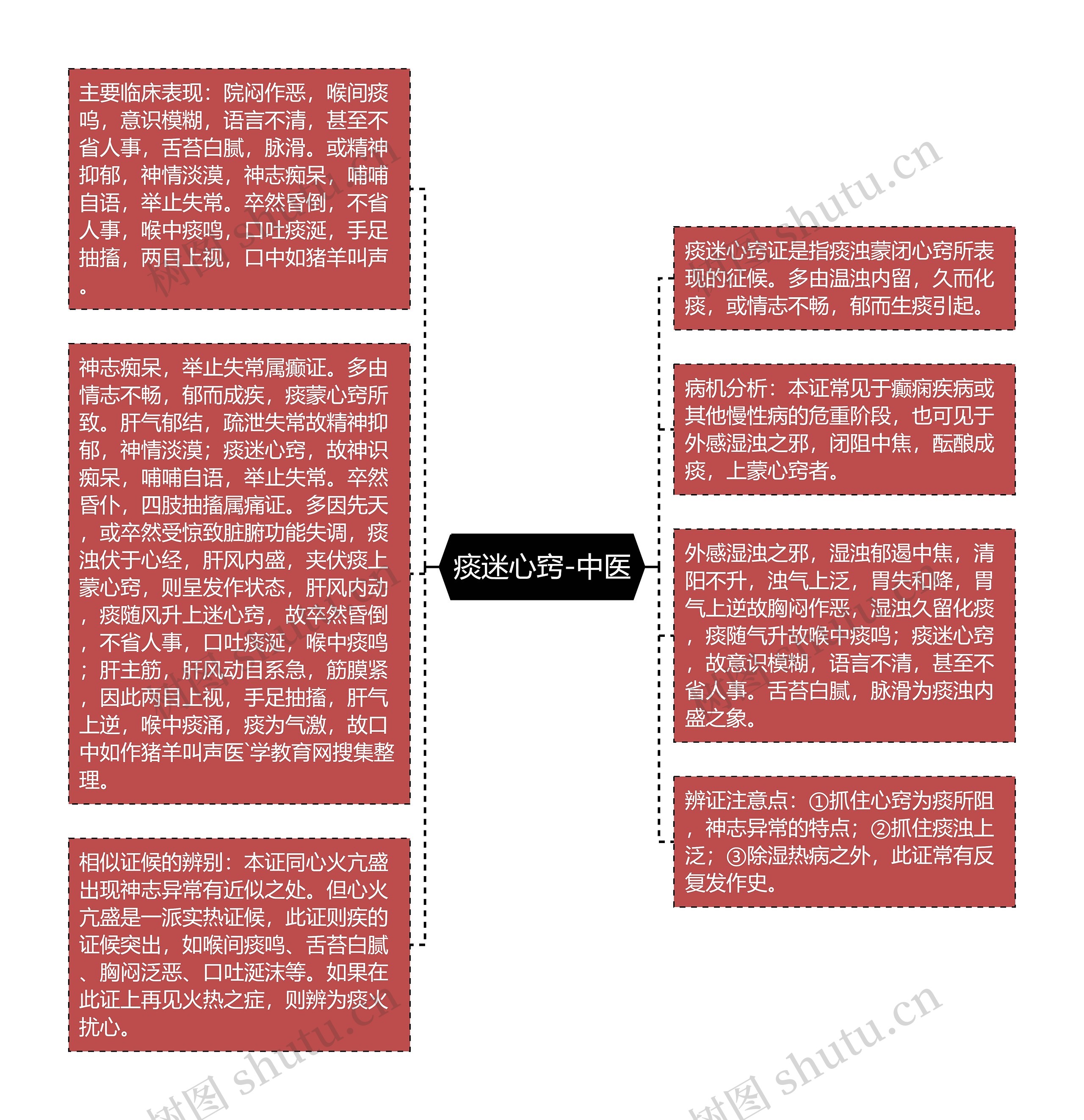 痰迷心窍-中医思维导图