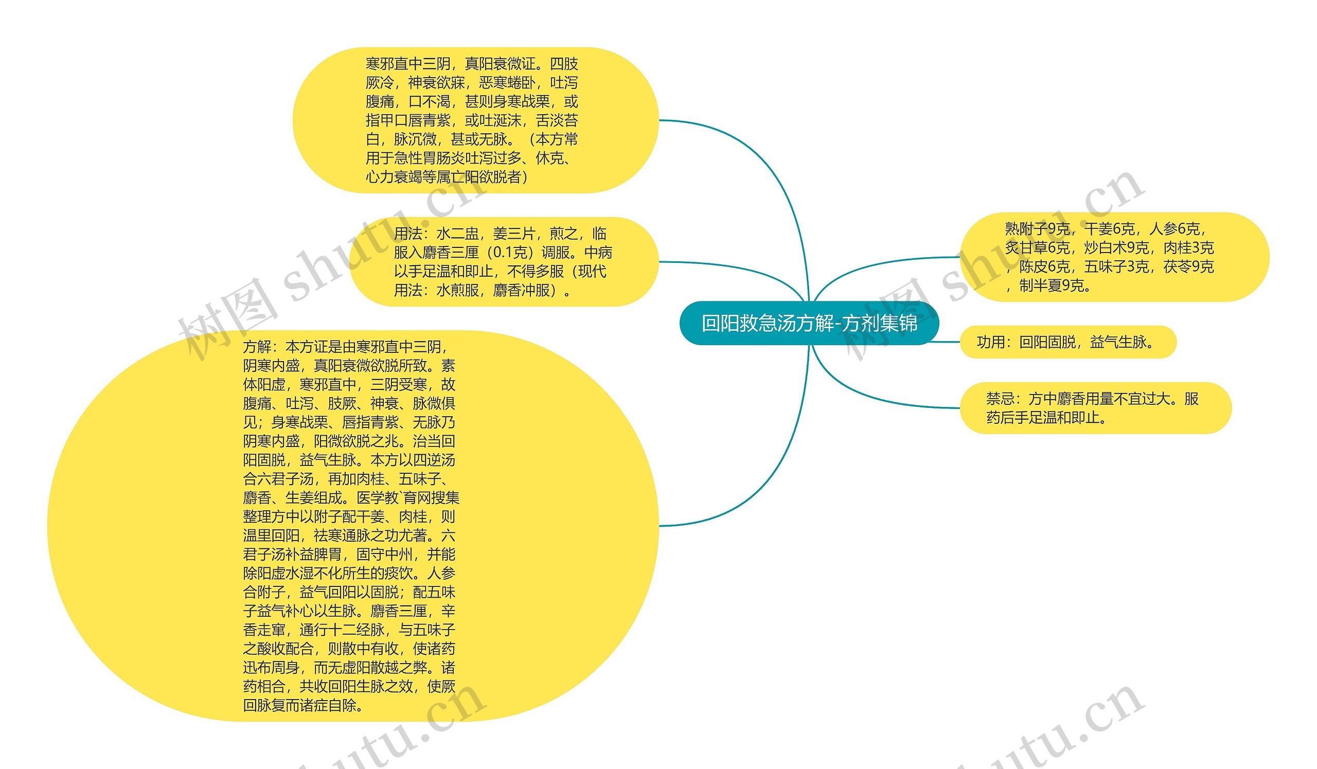 回阳救急汤方解-方剂集锦 回阳救急汤方解-方剂集锦