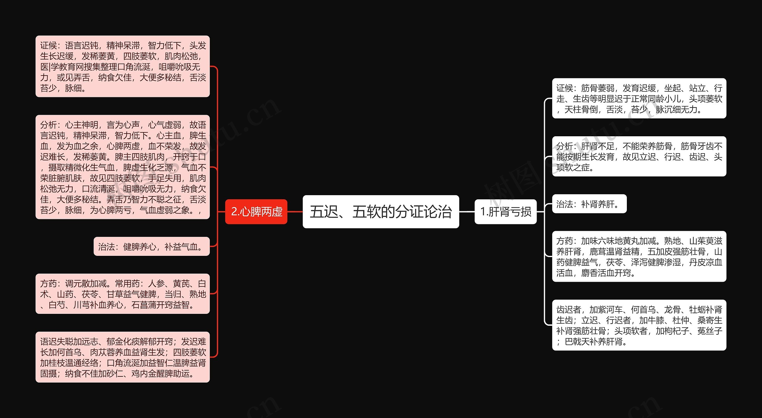 五迟、五软的分证论治