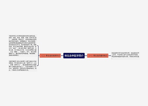 寄生虫中医学简介