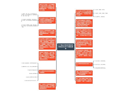 关于确定民事侵权精神损害赔偿责任若干问题的解释