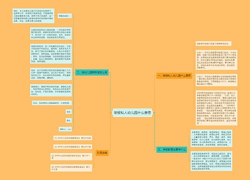 举报私人幼儿园什么意思