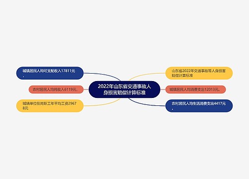 2022年山东省交通事故人身损害赔偿计算标准