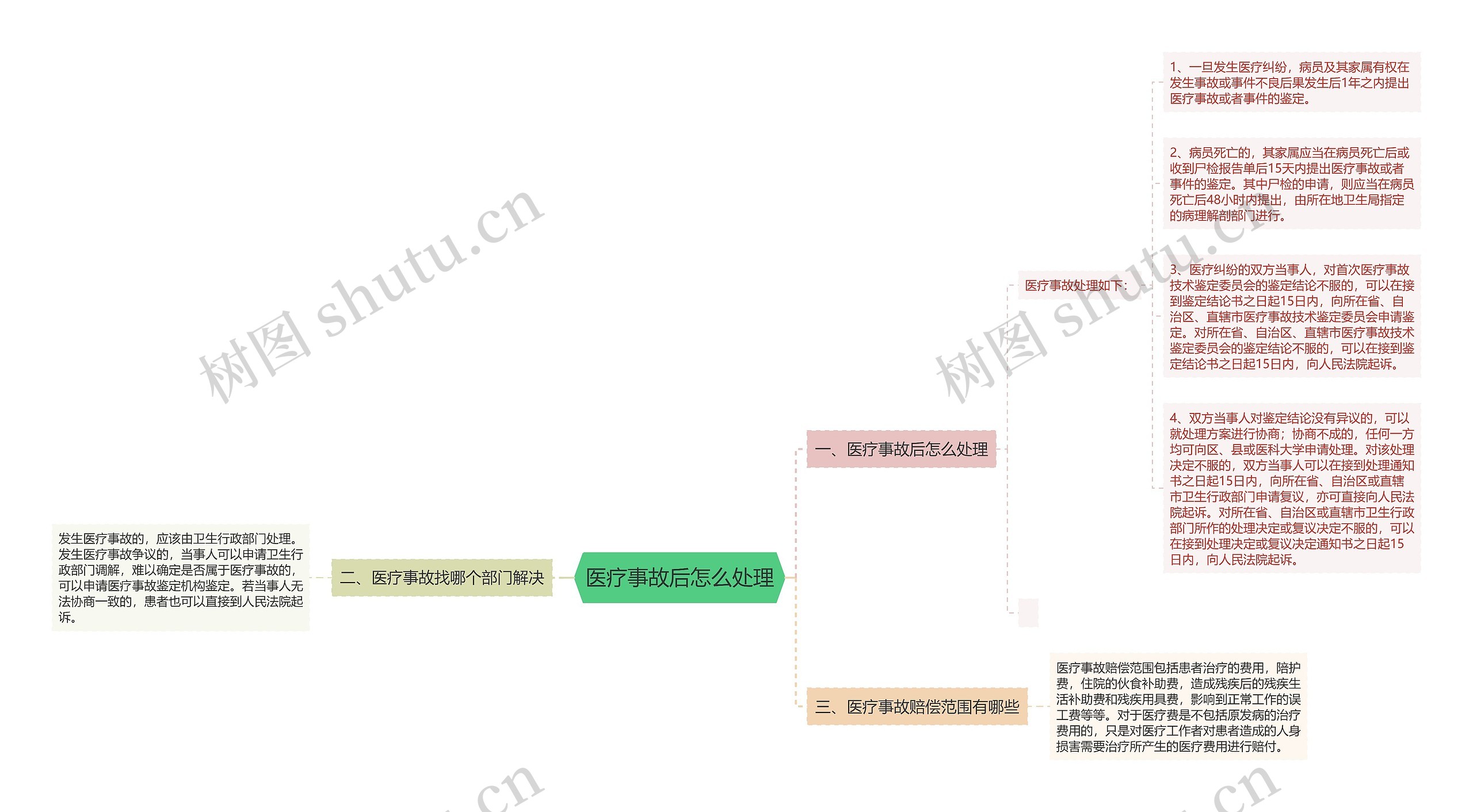 医疗事故后怎么处理