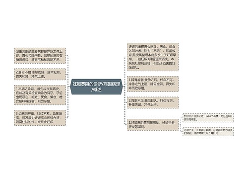 妊娠恶阻的诊断/病因病理/概述