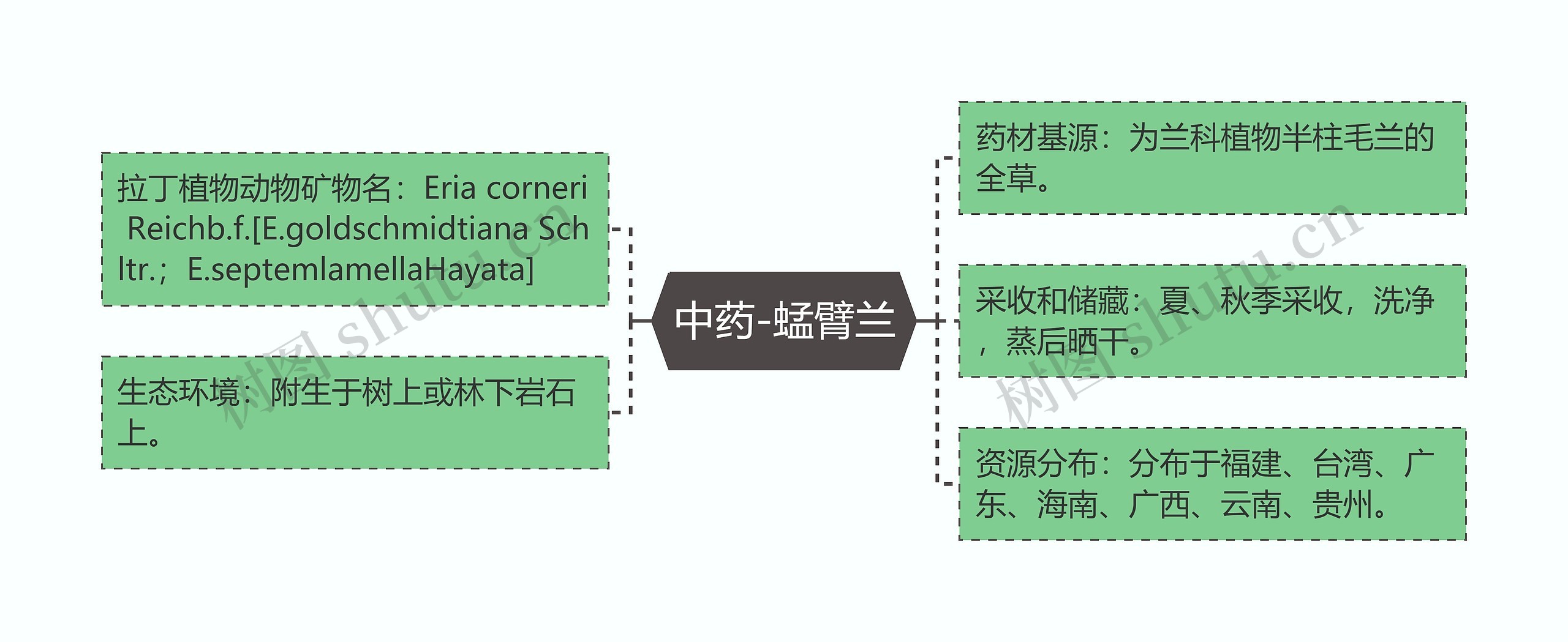 中药-蜢臂兰思维导图