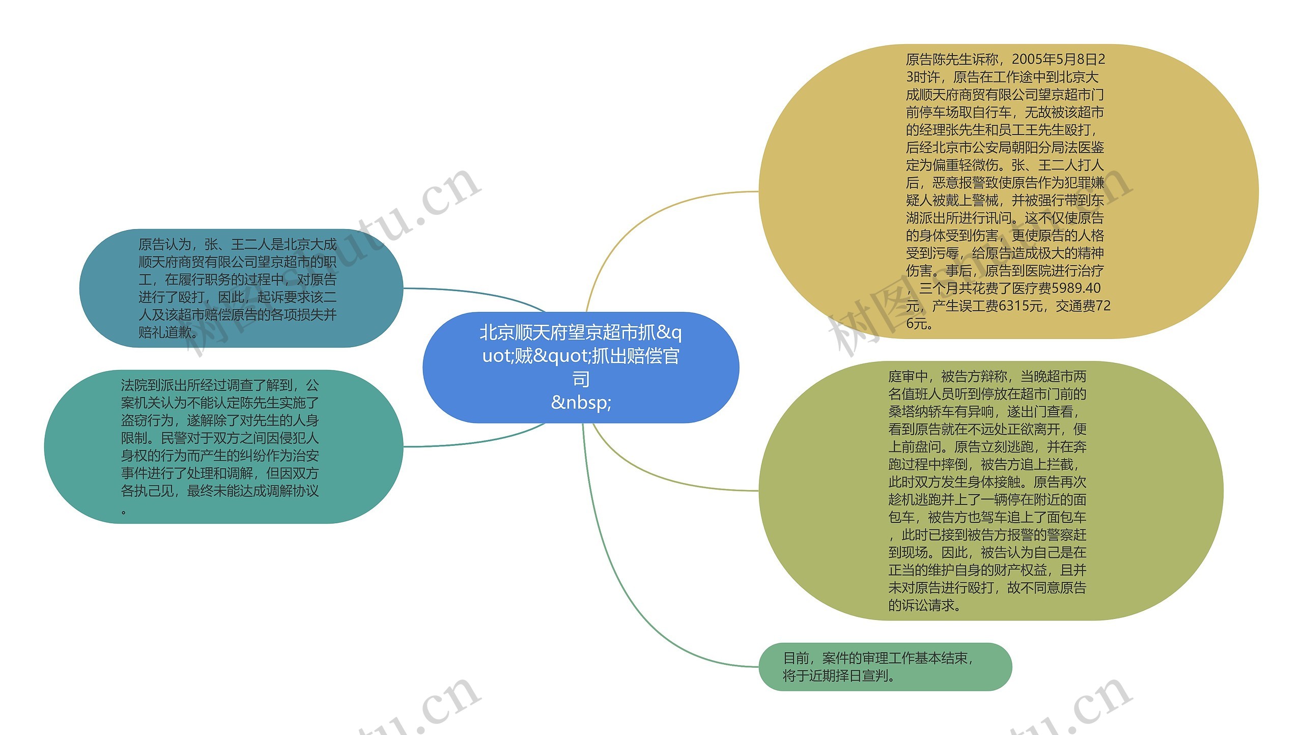 北京顺天府望京超市抓&quot;贼&quot;抓出赔偿官司
&nbsp;思维导图