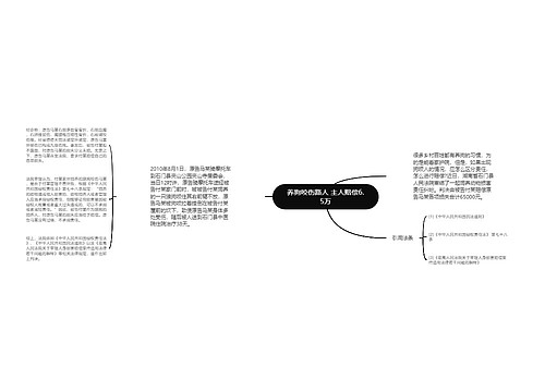 养狗咬伤路人 主人赔偿6.5万