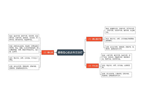 病毒性心肌炎专方治疗