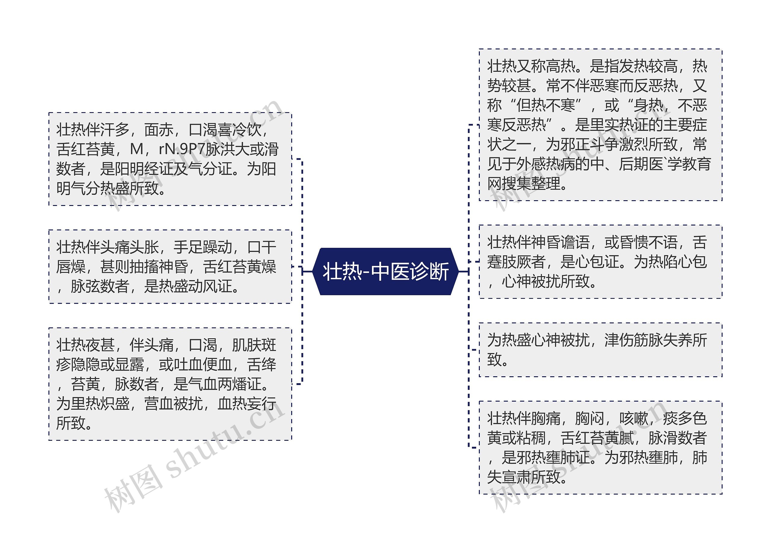 壮热-中医诊断思维导图