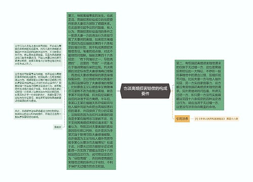 也谈离婚损害赔偿的构成要件