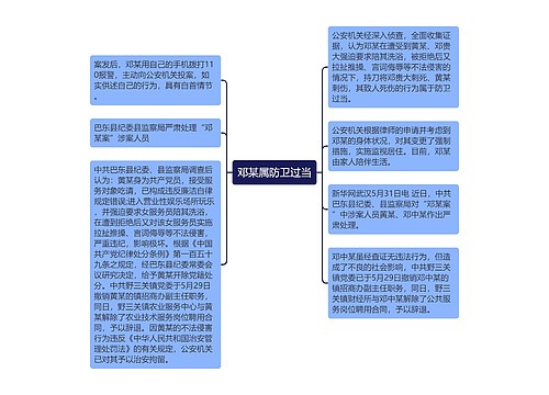 邓某属防卫过当