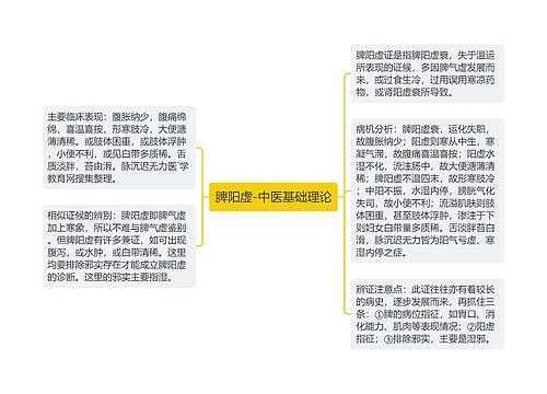 脾阳虚-中医基础理论