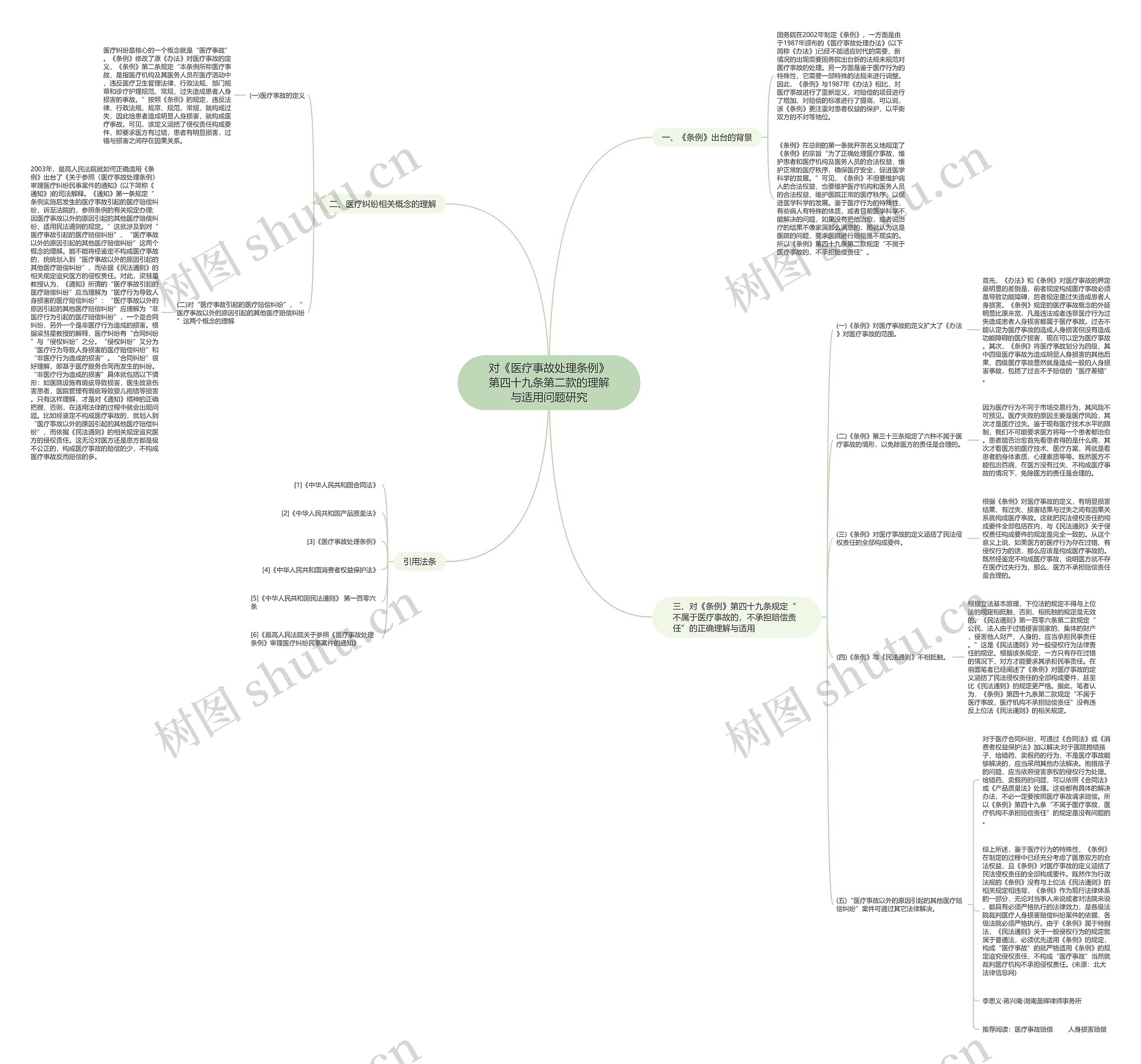 对《医疗事故处理条例》第四十九条第二款的理解与适用问题研究 对《医疗事故处理条例》第四十九条第二款的理解与适用问题研究