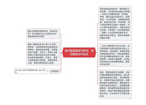 高空抛酒瓶被罚断电，高空抛物如何担责