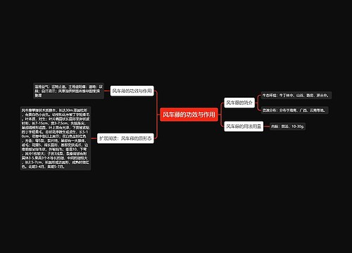 风车藤的功效与作用