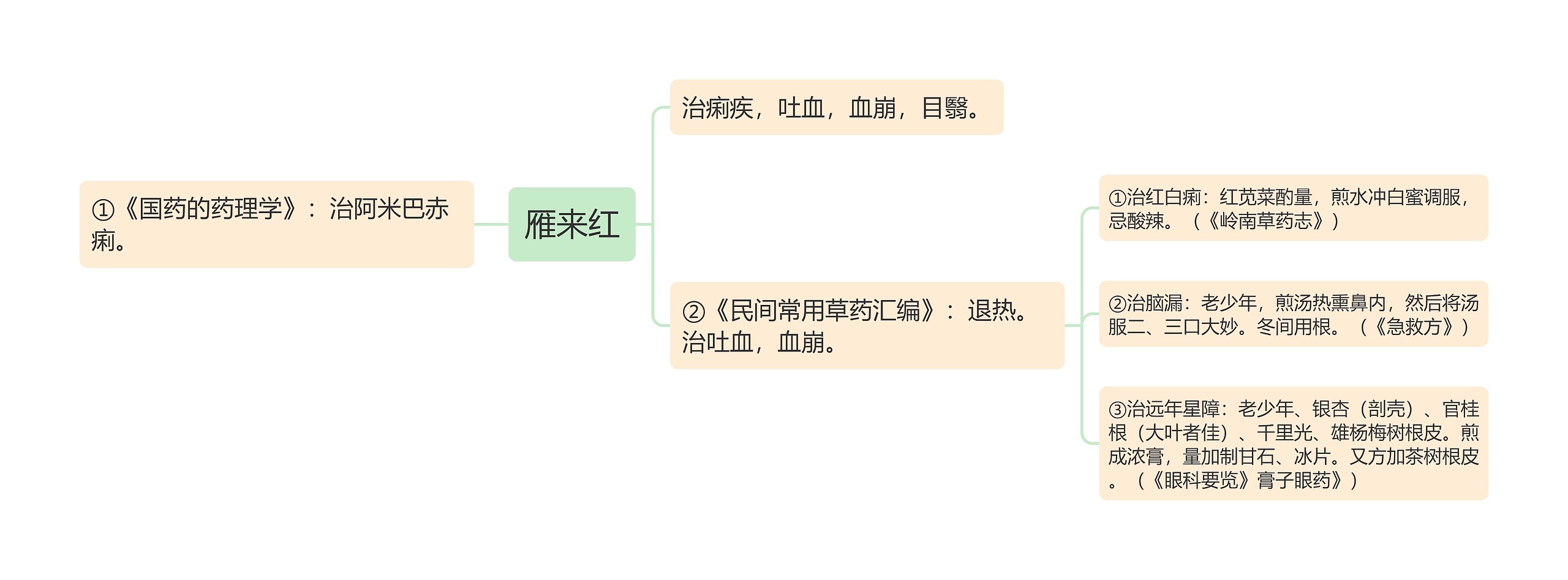 雁来红思维导图