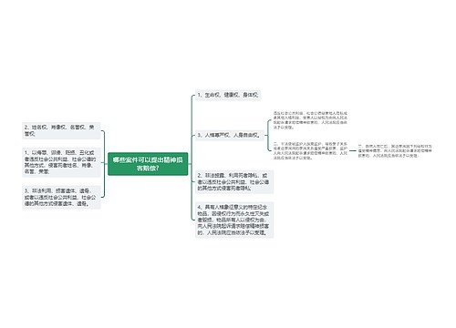 哪些案件可以提出精神损害赔偿?