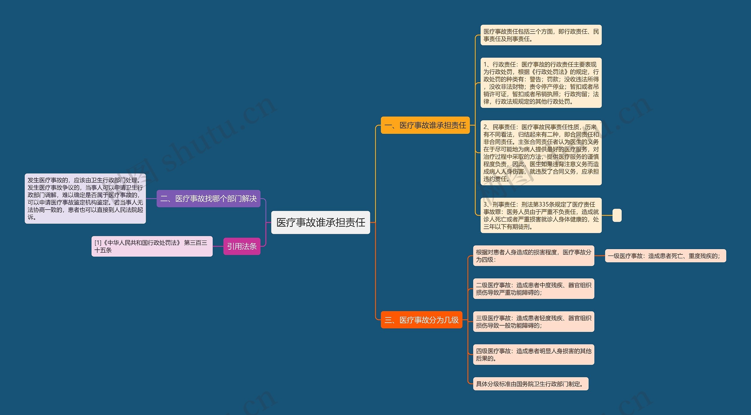 医疗事故谁承担责任