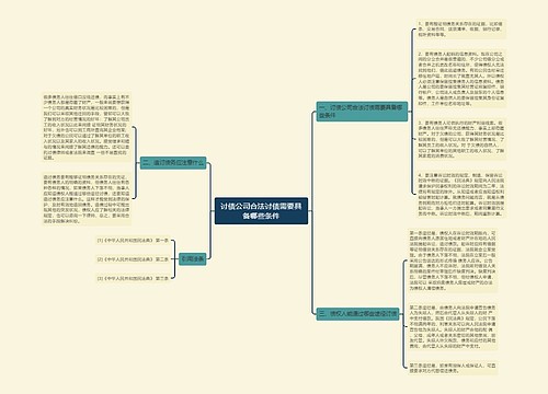 讨债公司合法讨债需要具备哪些条件