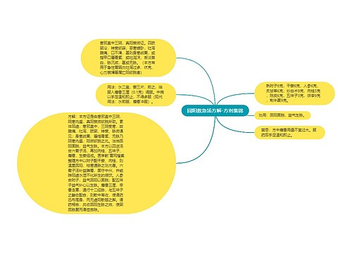 回阳救急汤方解-方剂集锦