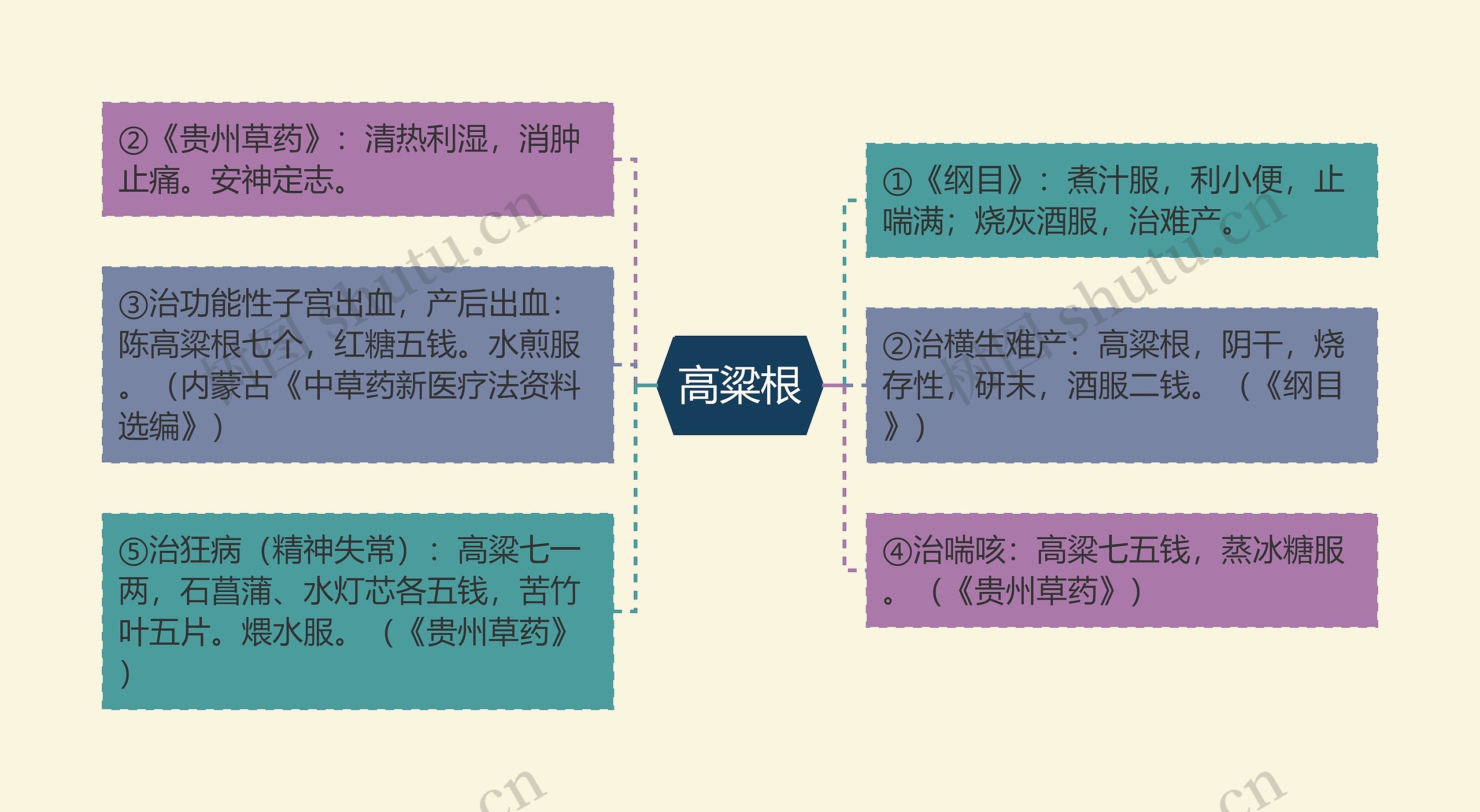 高粱根思维导图