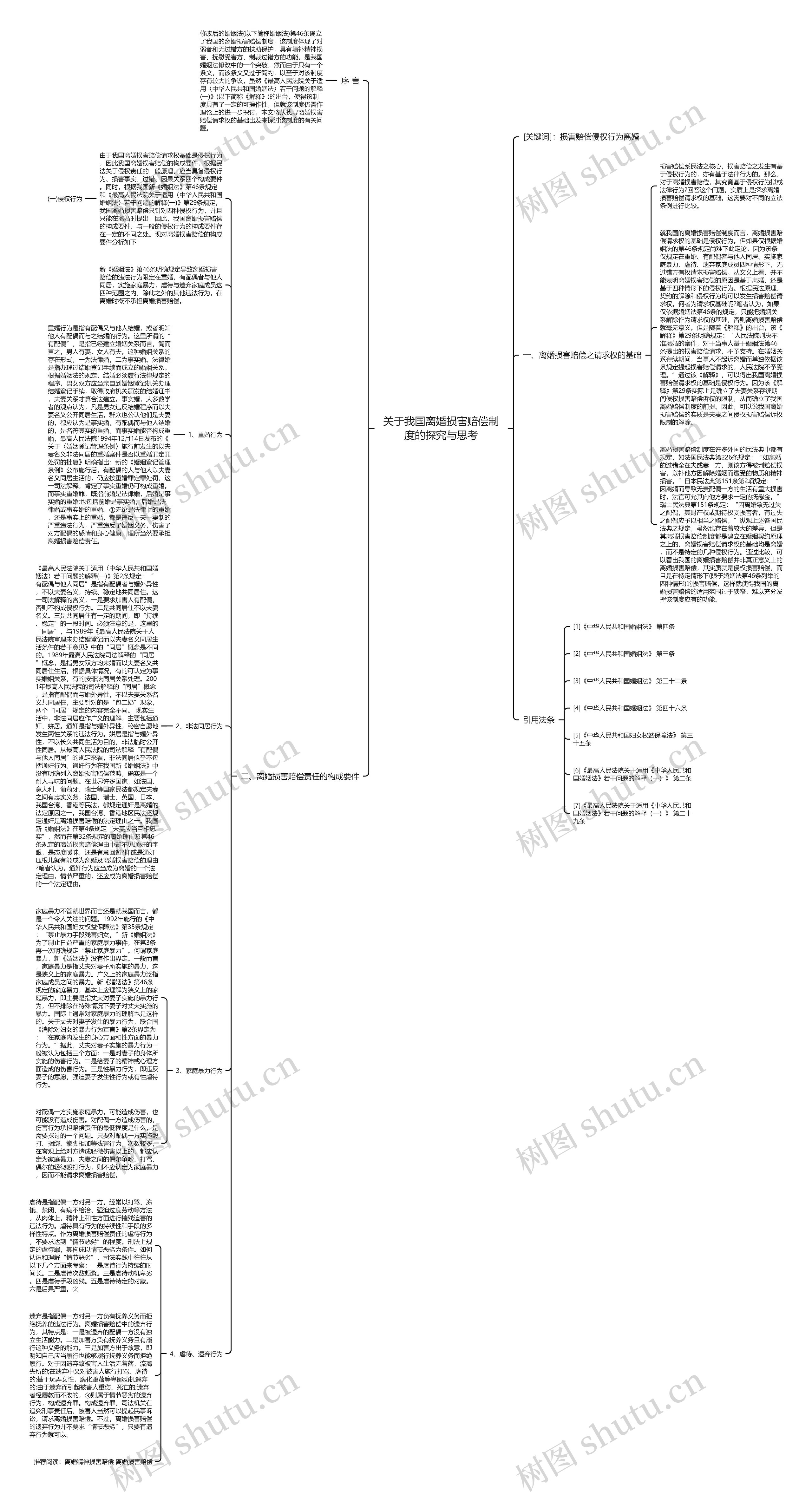 关于我国离婚损害赔偿制度的探究与思考 关于我国离婚损害赔偿制度的探究与思考