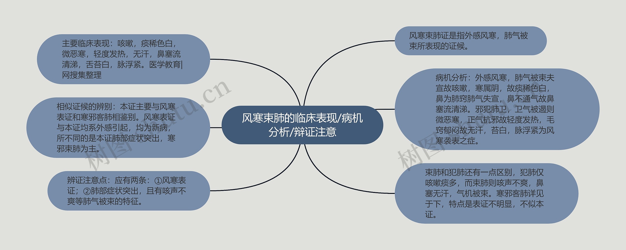 风寒束肺的临床表现/病机分析/辩证注意