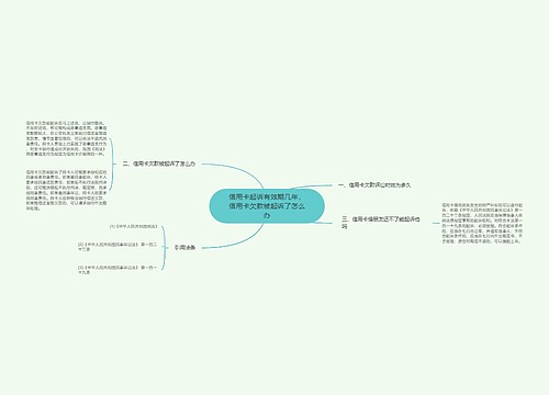 信用卡起诉有效期几年，信用卡欠款被起诉了怎么办