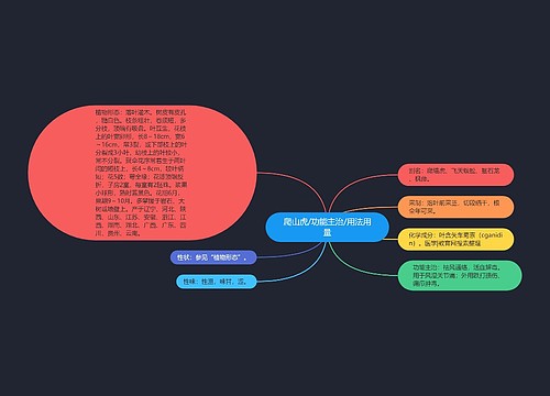 爬山虎/功能主治/用法用量