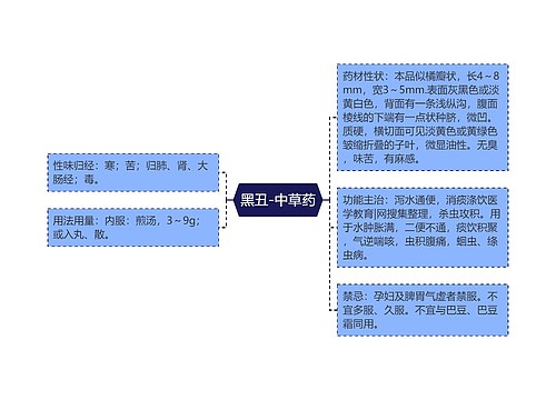 黑丑-中草药
