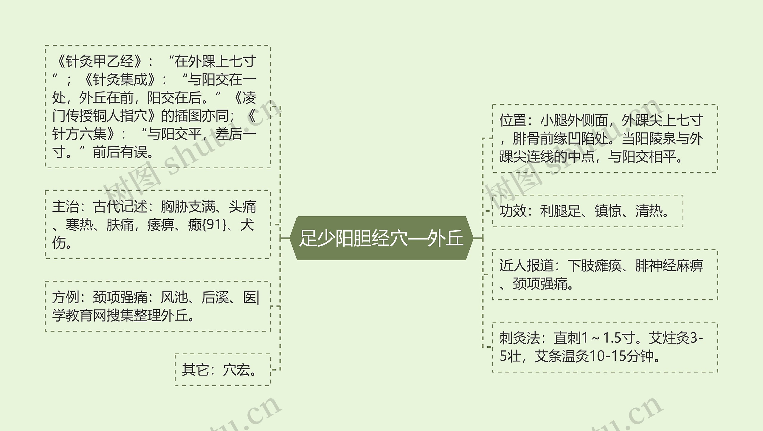 足少阳胆经穴—外丘 足少阳胆经穴—外丘