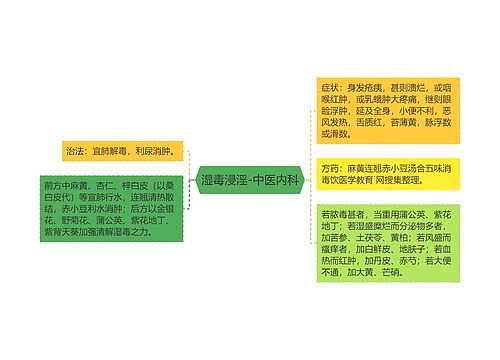 湿毒浸淫-中医内科