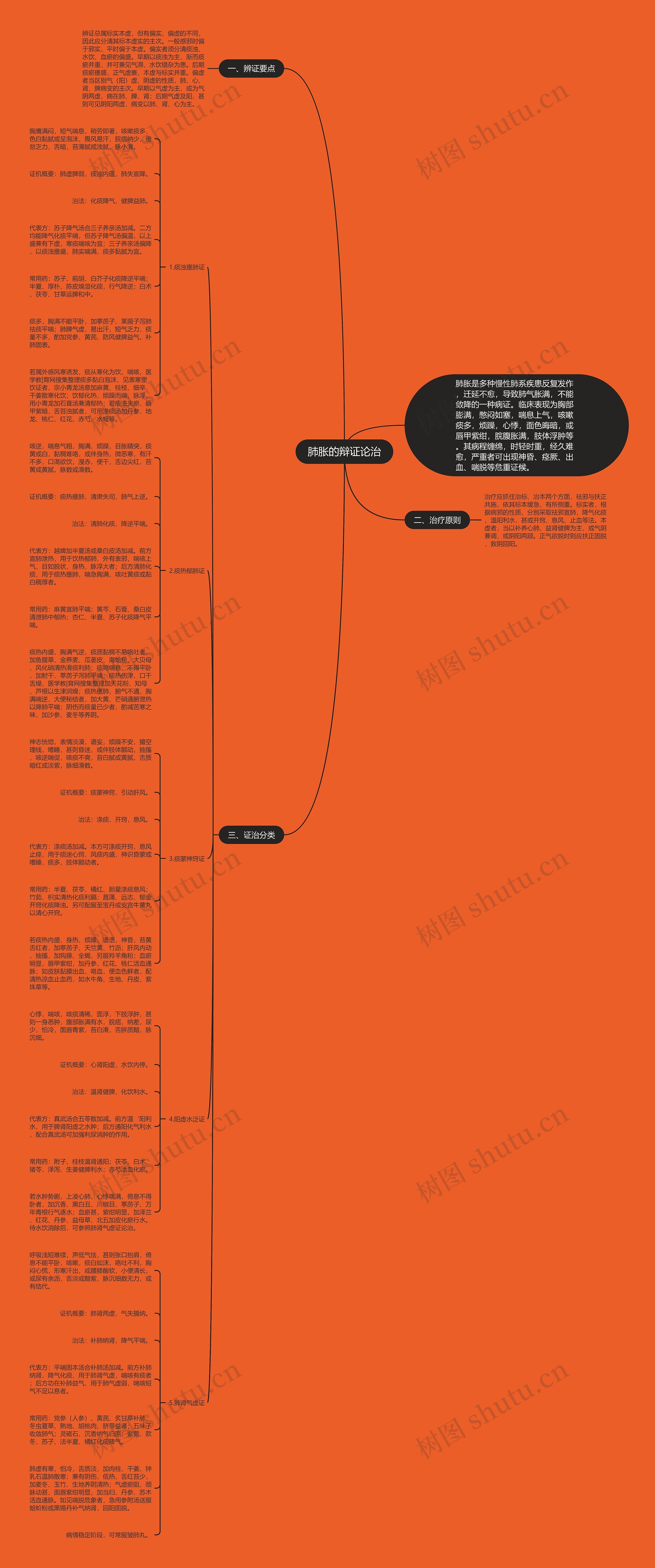 肺胀的辩证论治 肺胀的辩证论治