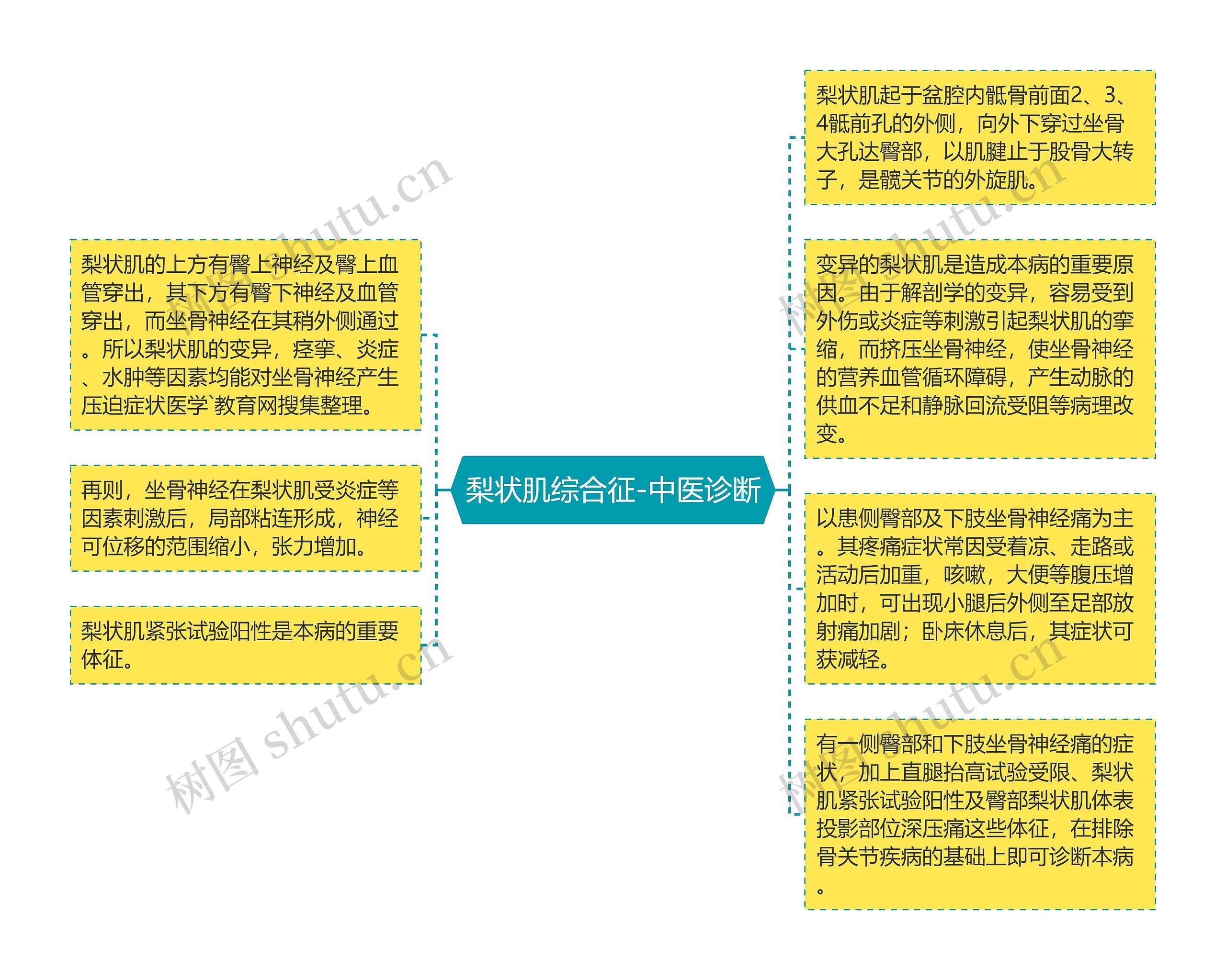 梨状肌综合征-中医诊断思维导图