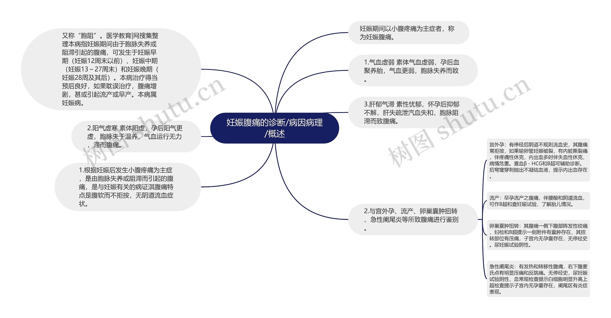 妊娠腹痛的诊断/病因病理/概述