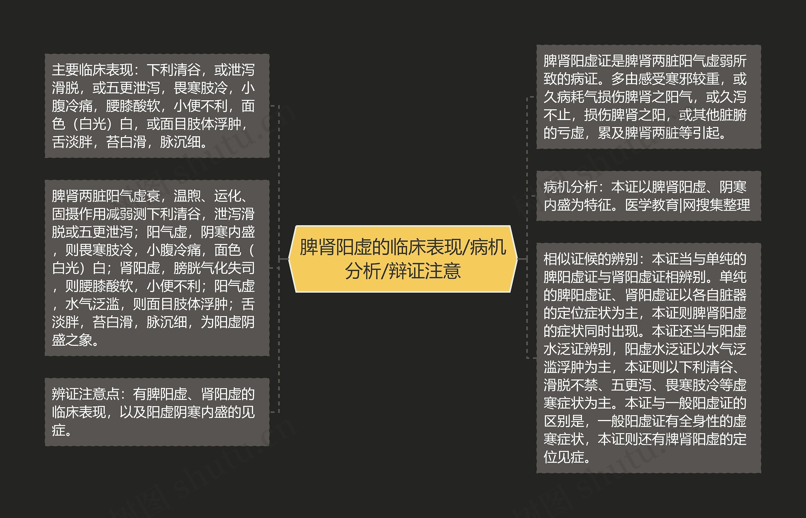 脾肾阳虚的临床表现/病机分析/辩证注意 脾肾阳虚的临床表现/病机分析/辩证注意