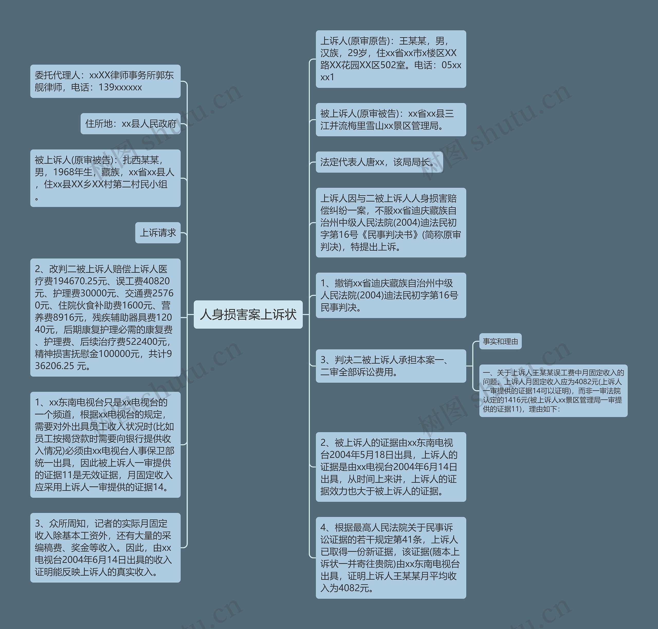 人身损害案上诉状